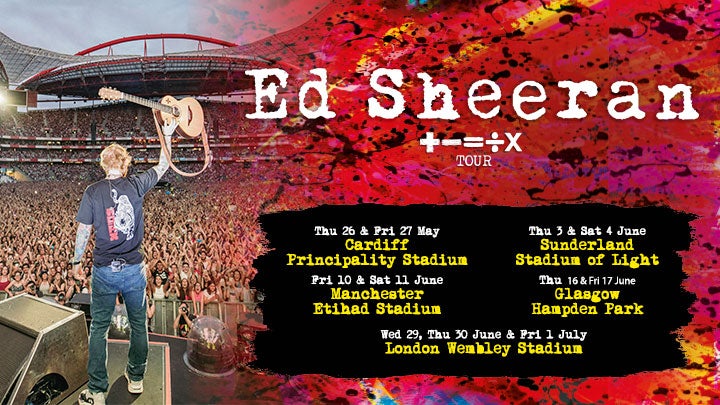 ed sheeran tour dates 2022 uk